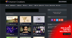 Desktop Screenshot of emanoncreations.com
