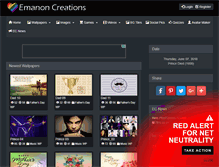 Tablet Screenshot of emanoncreations.com